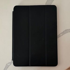 Ipad with black case